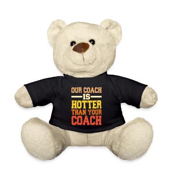Notre coach est plus chaud que votre coach 2 - Nounours - noir - Devant