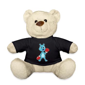 Gants de boxe Boxer Alien Boxe - Nounours - noir - Devant