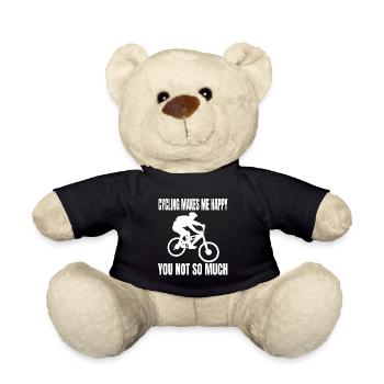 Fahrrad Radeln Fahrradtour Radfahren Mountainbike - Teddy - Schwarz - Vorne