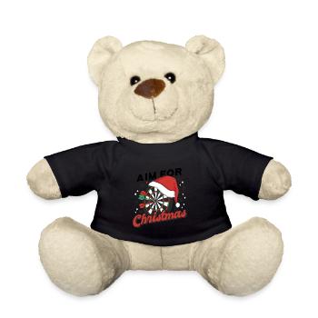 Dartscheibe Santa Hat Weihnachten Cool Sport X-Mas H - Teddy - Schwarz - Vorne