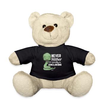 Schlange Ziehen Sie keine voreiligen Schlüsse - Teddy - Schwarz - Vorne