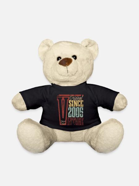 2005 Geburtstag Geburtsjahr Baujahr Vintage Retro - Teddy - Schwarz
