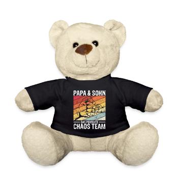 Papa & Sohn Das Perfekte Chaos Team - Vatertag Bes - Teddy - Schwarz - Vorne