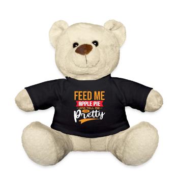Apple pie - Teddy Bear - black - Front