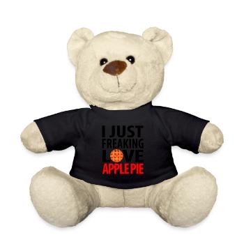 Apple pie - Teddy Bear - black - Front