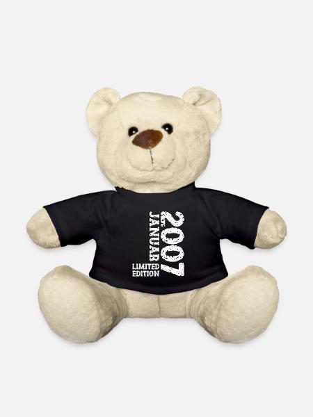 2007 Januar Limited Edition Deko Geburtstag Outfit - Teddy - Schwarz
