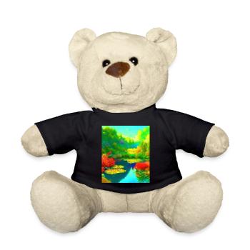 Illustration de récifs coralliens pour les amoureux de l’océan - Nounours - noir - Devant