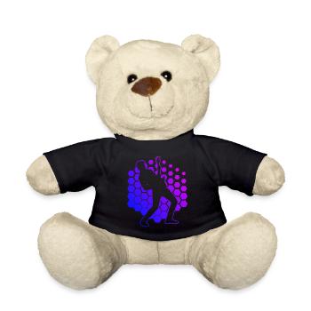 Guitare électrique pour hommes Guitare acoustique Femmes - Nounours - noir - Devant