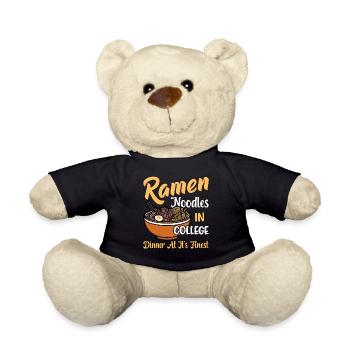 Ramen-Nudel im College, Abendessen in seiner - Teddy - Schwarz - Vorne