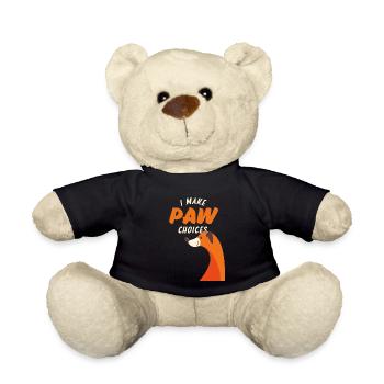 Ich treffe Pfotenentscheidungen, ich treffe schlechte Entscheidungen Hundeliebhaber - Teddy - Schwarz - Vorne