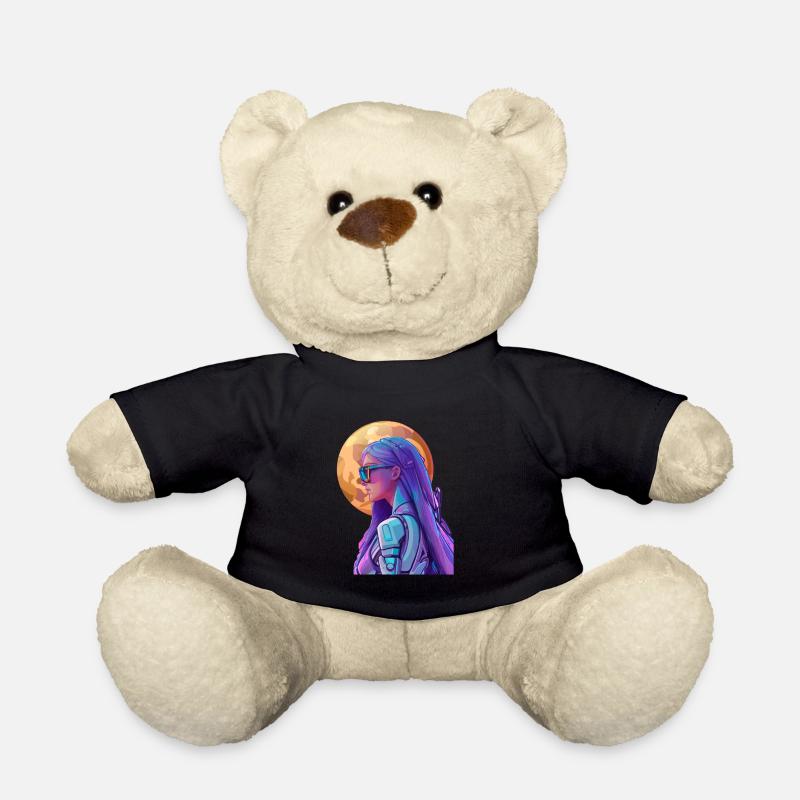 Space Fighter 3 - Teddy Bear - black