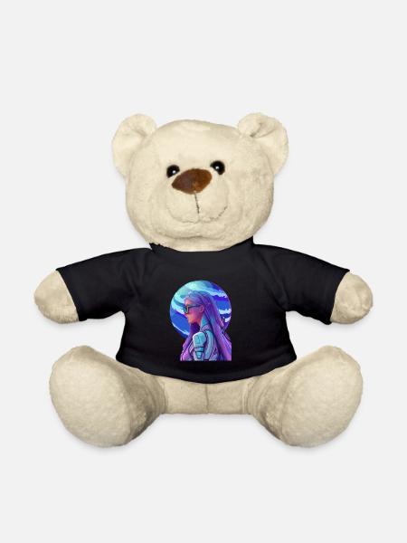 Space Fighter 2 - Teddy Bear - black