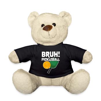 Gamer Gaming Meme Bruh Pickleball - Teddy - Schwarz - Vorne