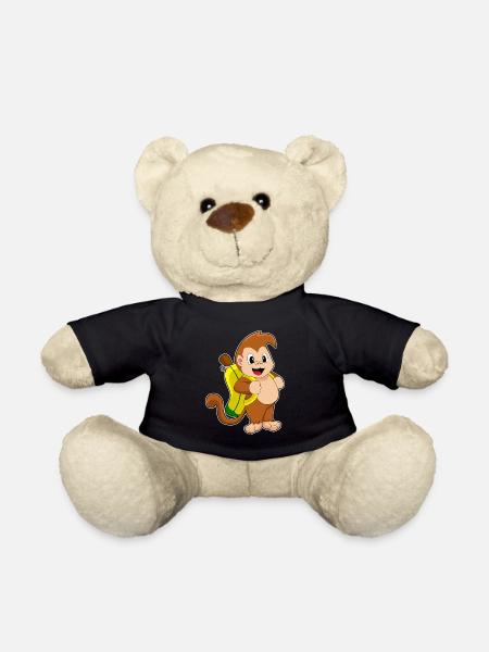 Monkey Banana - Teddy Bear - black