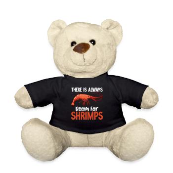 Cadeau d’amoureux des crevettes - Nounours - noir - Devant