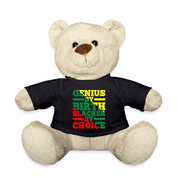 Génie de naissance fainéant par choix 12 - Nounours - noir - Devant