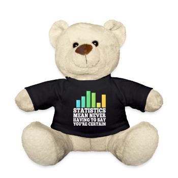 Statistics - Never Having To Say You're Certain 6 - Teddy Bear - black - Front