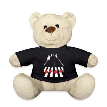 Insects on the street - Teddy Bear - black - Front
