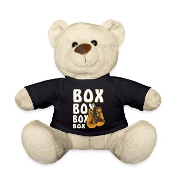 BOÎTE DE GANTS DE BOXE - Nounours - noir - Devant