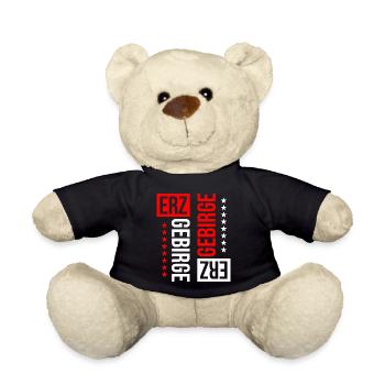 Erzgebirge Heimat Sachsen - Teddy - Schwarz - Vorne