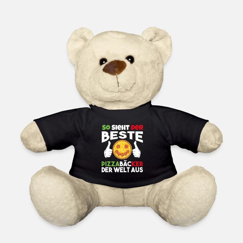 So Sieht Der Beste Pizzabäcker Der Welt Aus - Teddy - Schwarz