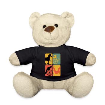 Calèche Calèche Carter Cocher - Nounours - noir - Devant