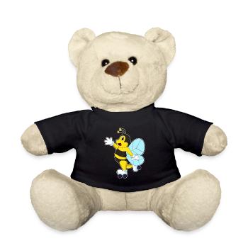 Biene Rollschuhfahren Rollschuhe - Teddy - Schwarz - Vorne