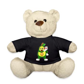 Avocado Poker Pokerkarten - Teddy - Schwarz - Vorne