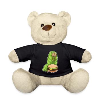 Caterpillar Cheeseburger - Nounours - noir - Devant