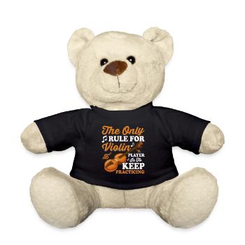 Die einzige Regel für Geigenspieler - Violine - Teddy - Schwarz - Vorne