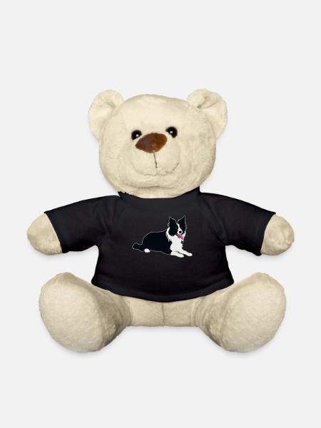 Border Collie Hund Hundeliebhaber Geschenk - Teddy - Schwarz