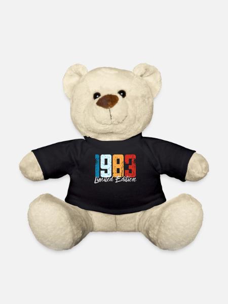 40 Jahre Jahrgang 1983 Retro 40. Geburtstag - Teddy - Schwarz