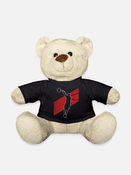 Basketball basketball players - Teddy Bear - black