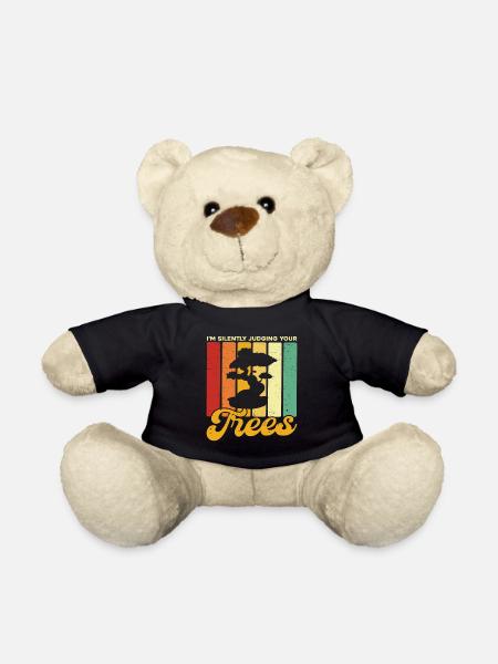 Bonsai Tree Gift Japan Bonsai Garden - Teddy Bear - black