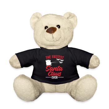 Le Père Noël le plus rapide de tous les temps - Noël Santa Dro - Nounours - noir - Devant