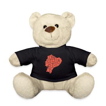 Équateur Pays République de l’Équateur Amérique du Sud Cadeau - Nounours - noir - Devant