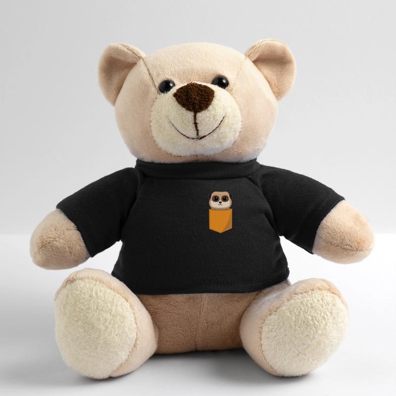 Lustiges Erdmännchen In Brusttasche Print Geschenk Teddy