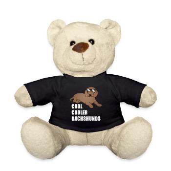 Cool teckel disant chien amoureux cadeau - Nounours - noir - Devant