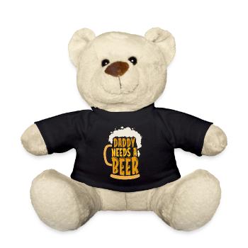 Beer Brewing Daddy Needs A Home Brewer Beer Brewer - Teddy - Schwarz - Vorne