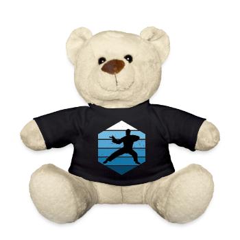 Damen Wushu Kampfsport Kungfu Herren Kung Fu - Teddy - Schwarz - Vorne