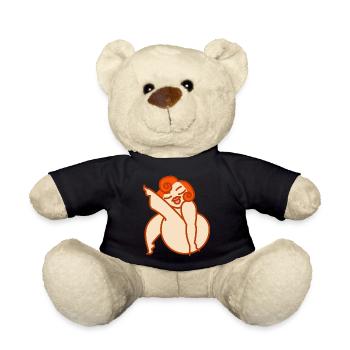 big sexy girl - Teddy - Schwarz - Vorne