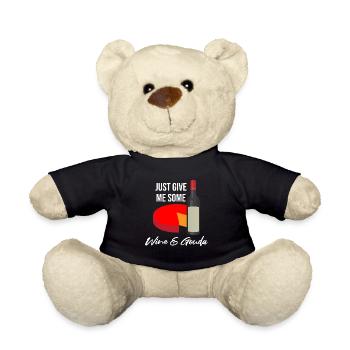 Smoked Gouda design and Gouda gourmet - Teddy Bear - black - Front