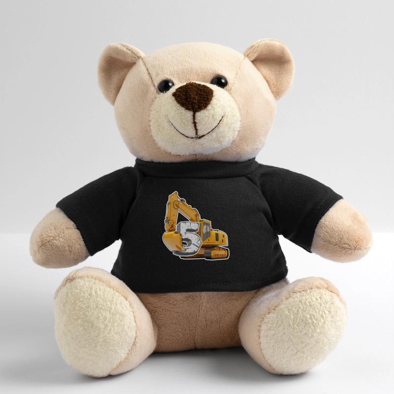 5th birthday construction site excavator construction site gift Teddy Bear
