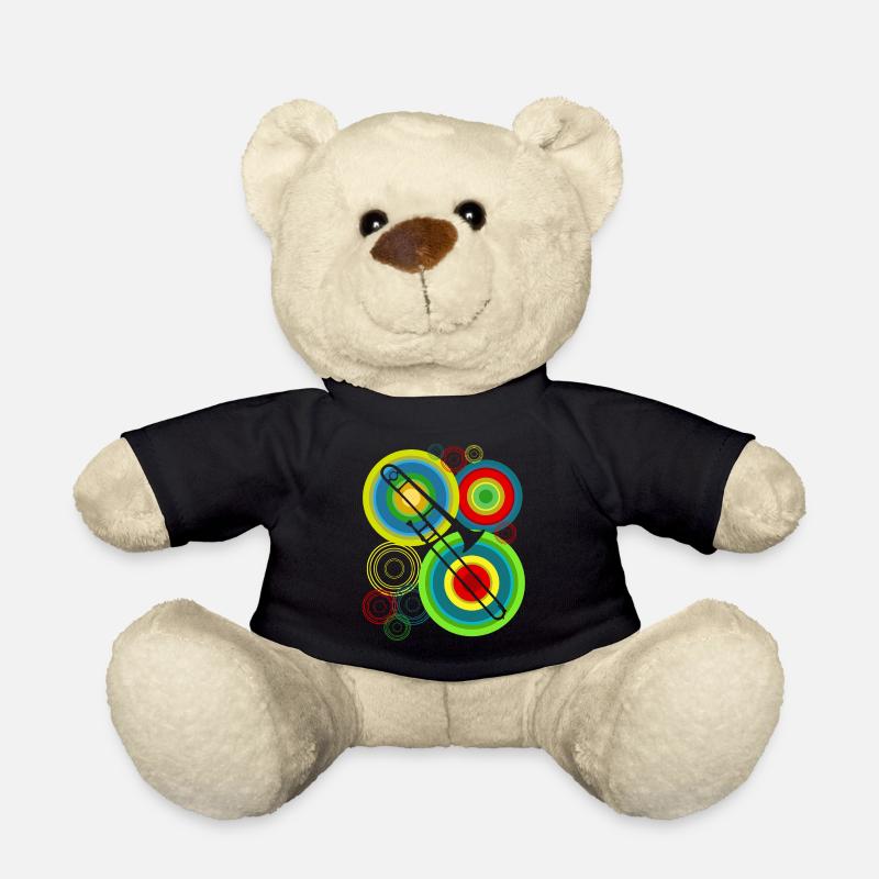 Posaune retro Posaunist Posaunen - Teddy - Schwarz