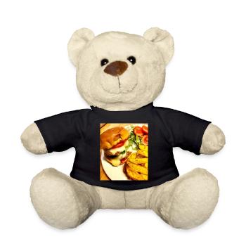 burger - Nounours - noir - Devant