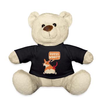 Corgi devinez quoi- Corgi - Nounours - noir - Devant
