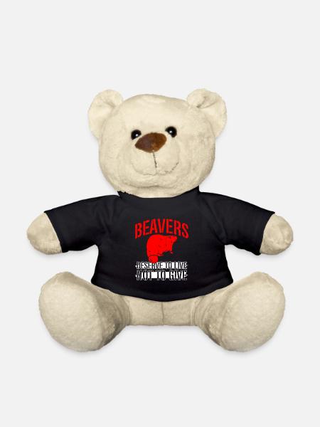 Beaver animal welfare animal rights activiste rongeur - Nounours - noir