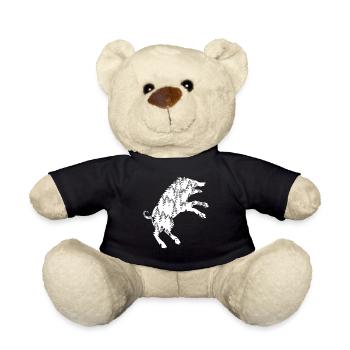 Jägerin Keiler Jagd Wildschwein Jäger - Teddy - Schwarz - Vorne