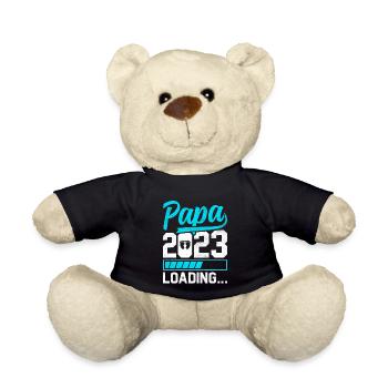Cadeau des futurs parents de grossesse Papa 2023 - Nounours - noir - Devant