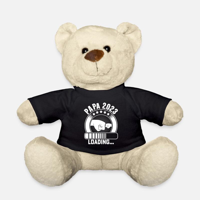 Schwangerschaft Werdende Eltern Geschenk Papa 2023 - Teddy - Schwarz